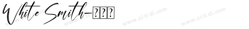 White Smith字体转换